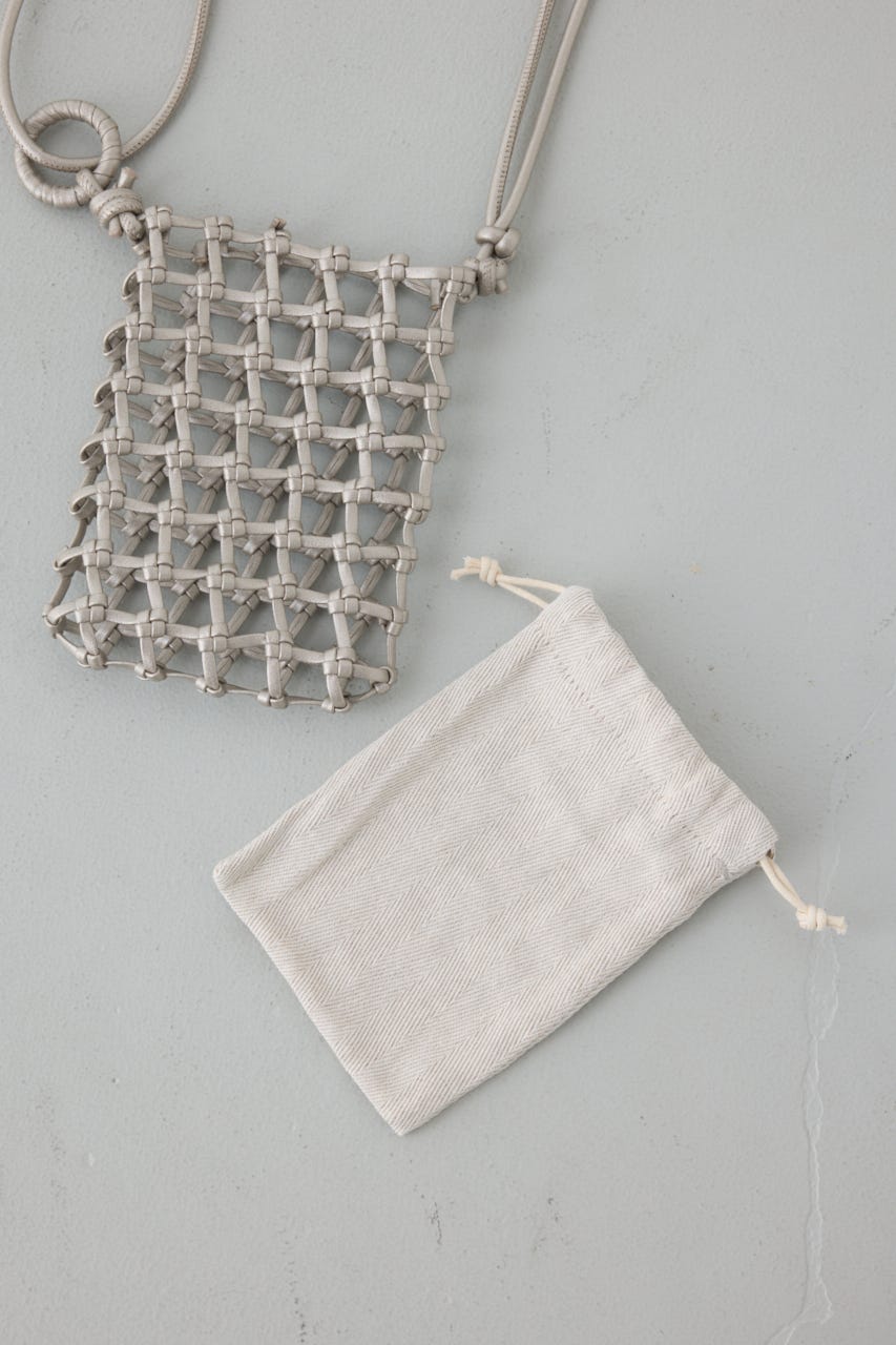 マクラメミニショルダー D/SLV FREE