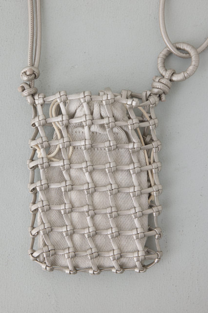 マクラメミニショルダー D/SLV FREE