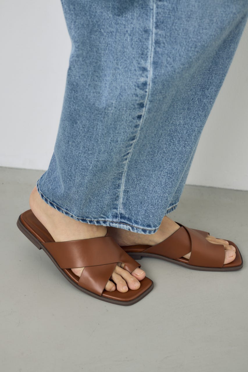 ワイドベルトフラットサンダル CAM L