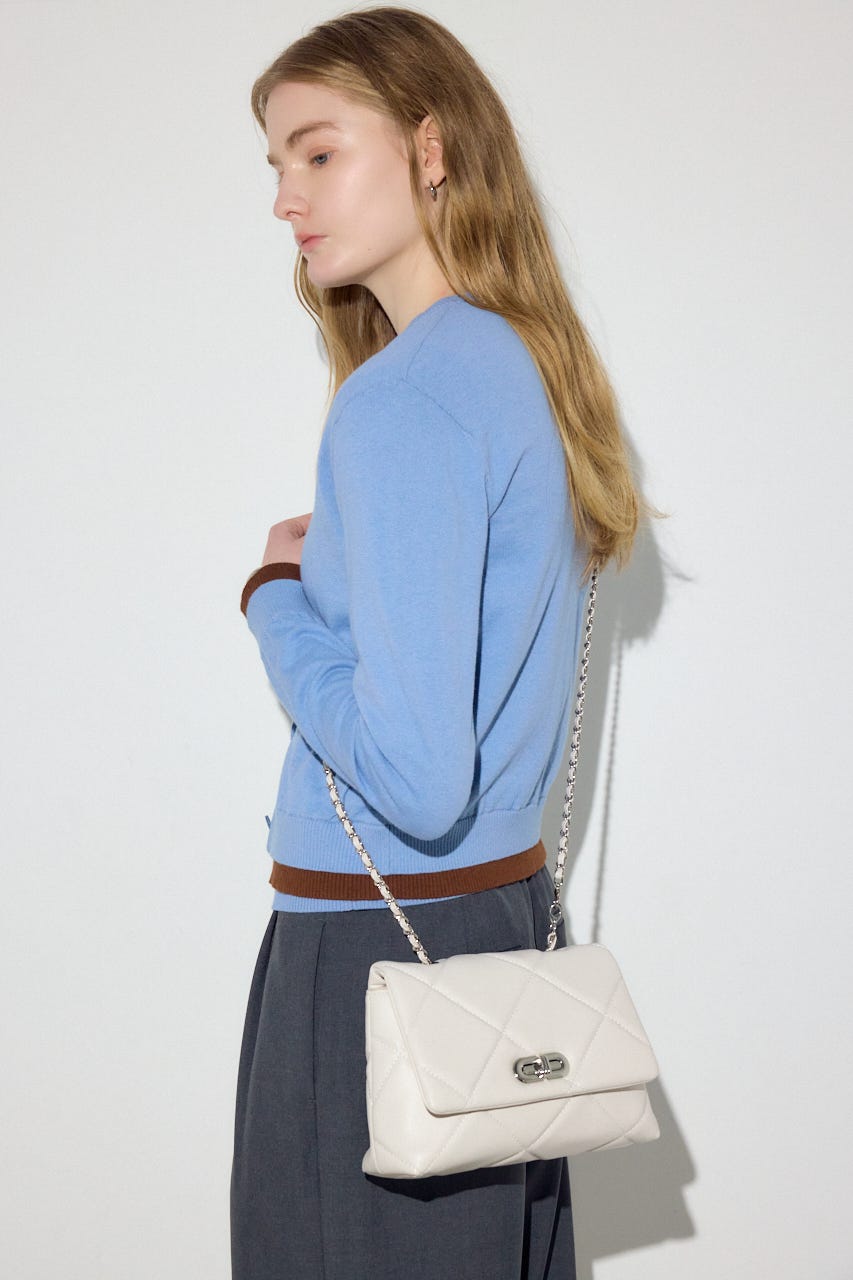 キルティングデザインフラップバッグ IVOY FREE