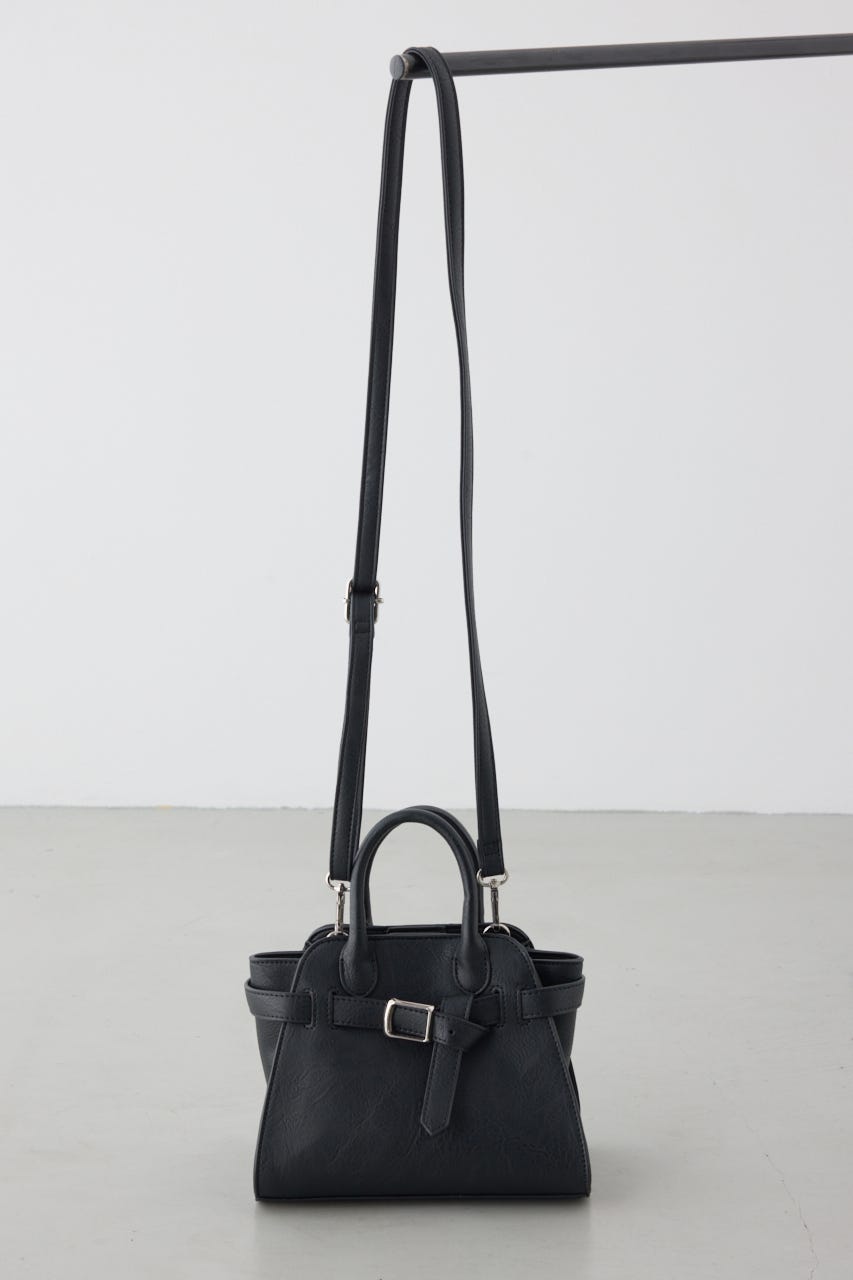 メタルパーツベルトミニバッグ BLK FREE