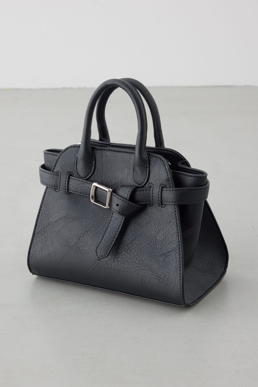 メタルパーツベルトミニバッグ BLK FREE