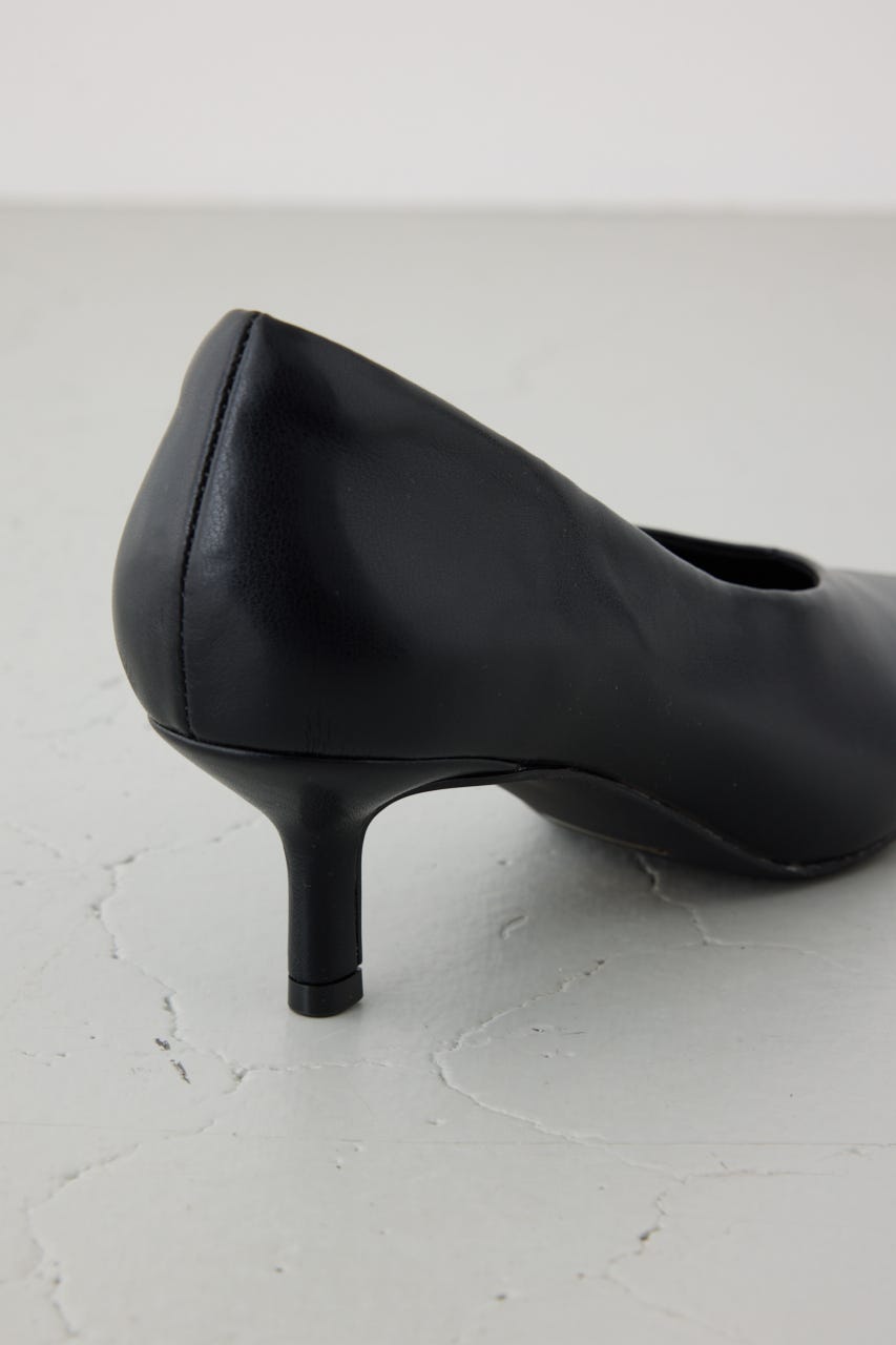 ソフトインソールポインテッドパンプス BLK M
