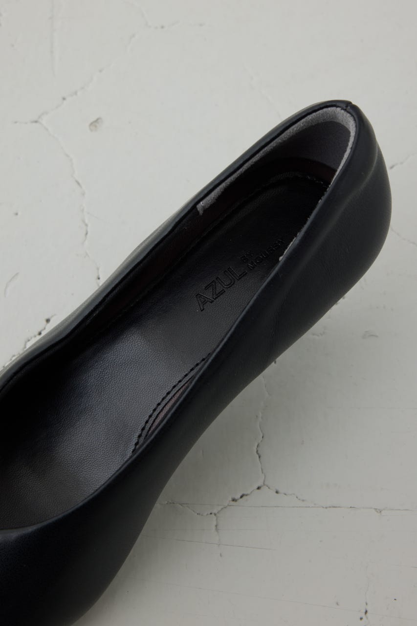 ソフトインソールポインテッドパンプス BLK M