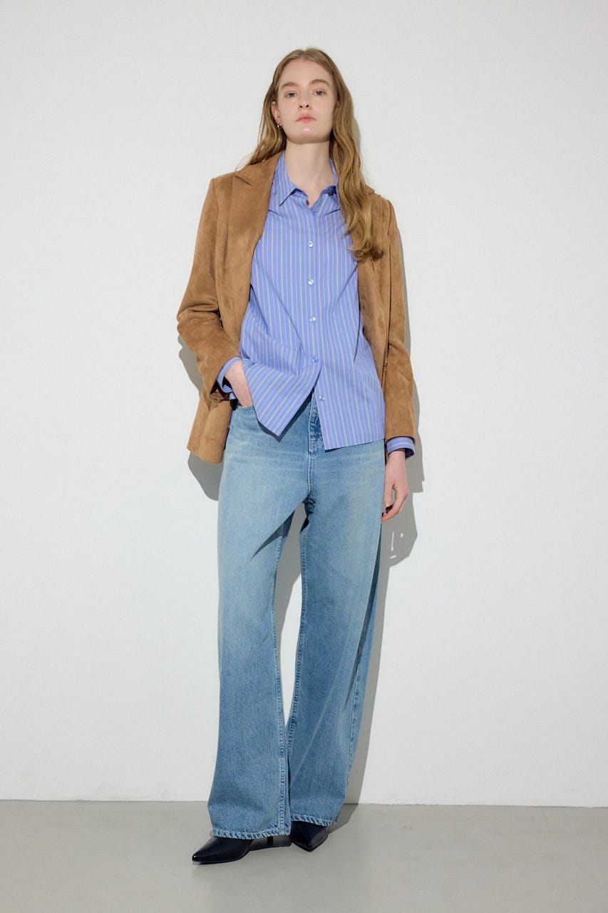 ソフトインソールポインテッドパンプス BLK M