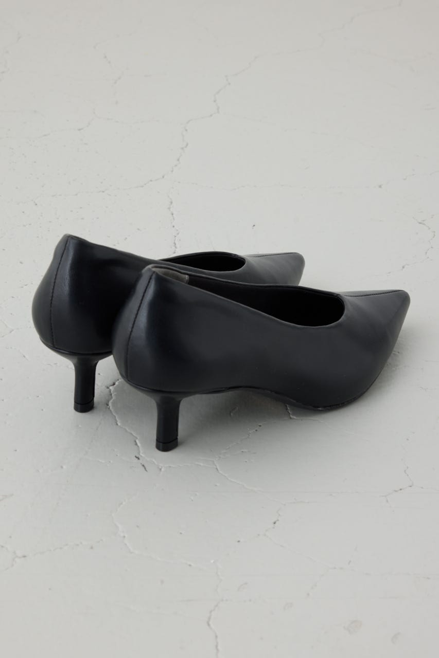 ソフトインソールポインテッドパンプス BLK M
