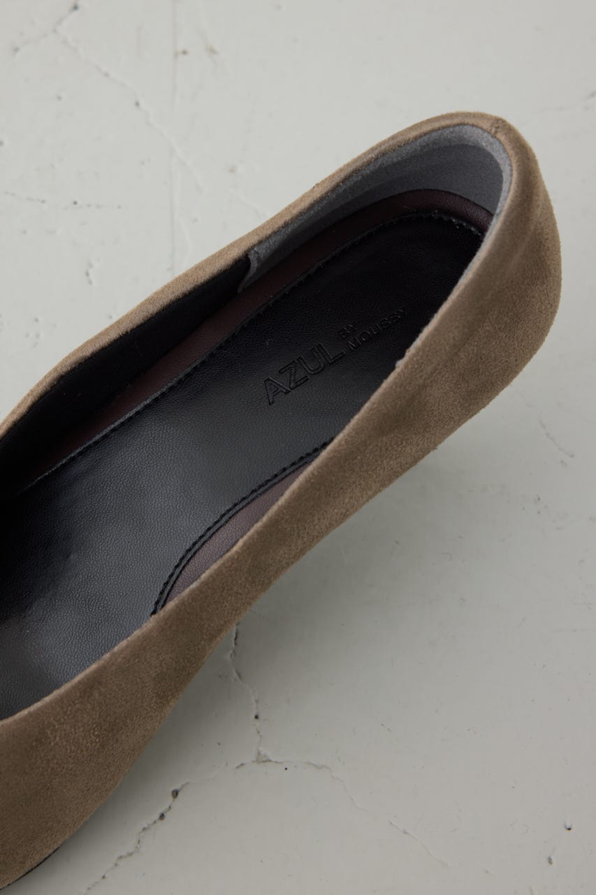 ソフトインソールポインテッドパンプス GREIGE S