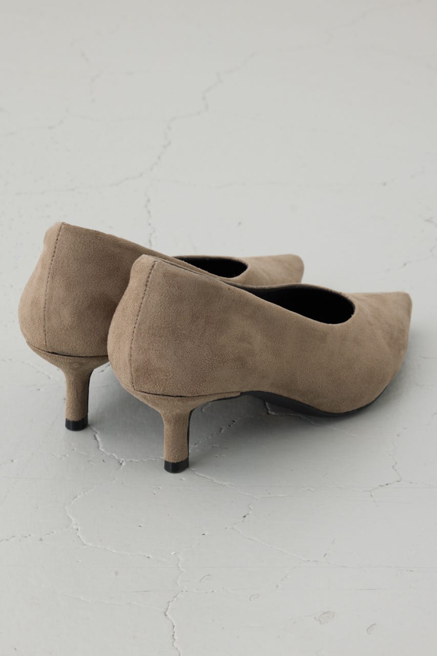 ソフトインソールポインテッドパンプス GREIGE S