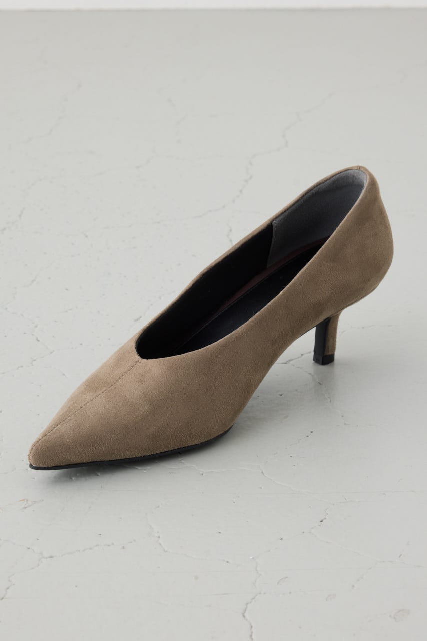 ソフトインソールポインテッドパンプス GREIGE S