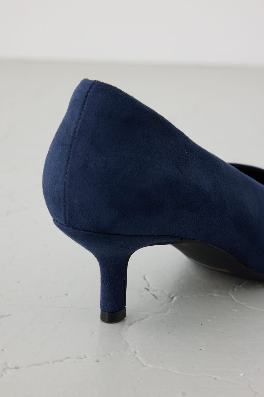 ソフトインソールポインテッドパンプス NVY L