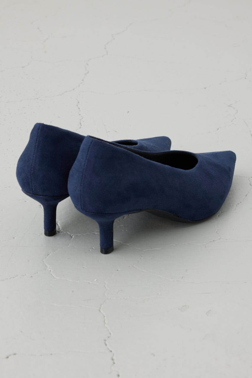 ソフトインソールポインテッドパンプス NVY L