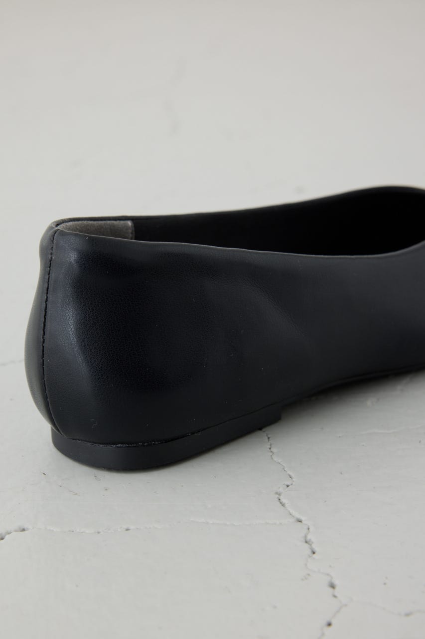 ソフトインソールローヒールパンプス BLK S