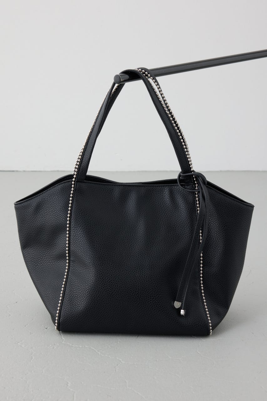 ボールチェーントートバッグ BLK FREE