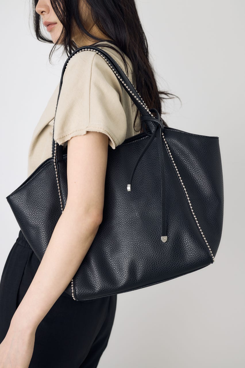 ボールチェーントートバッグ BLK FREE