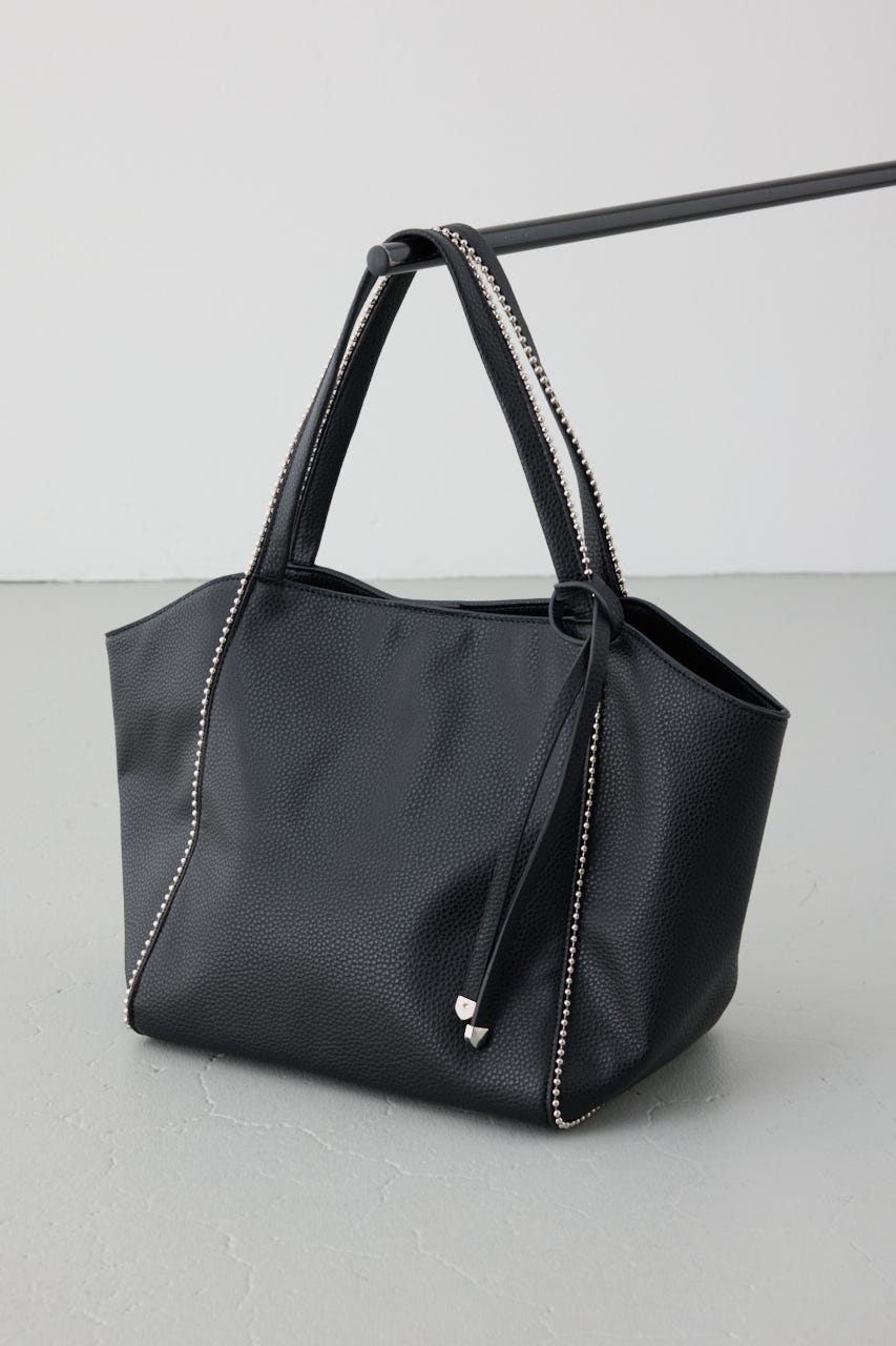 ボールチェーントートバッグ BLK FREE