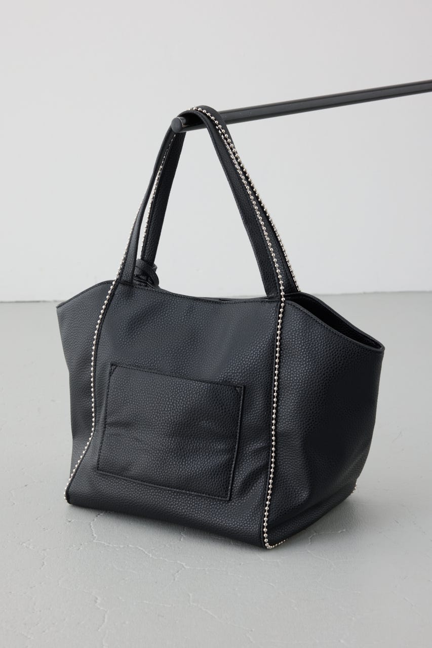 ボールチェーントートバッグ BLK FREE
