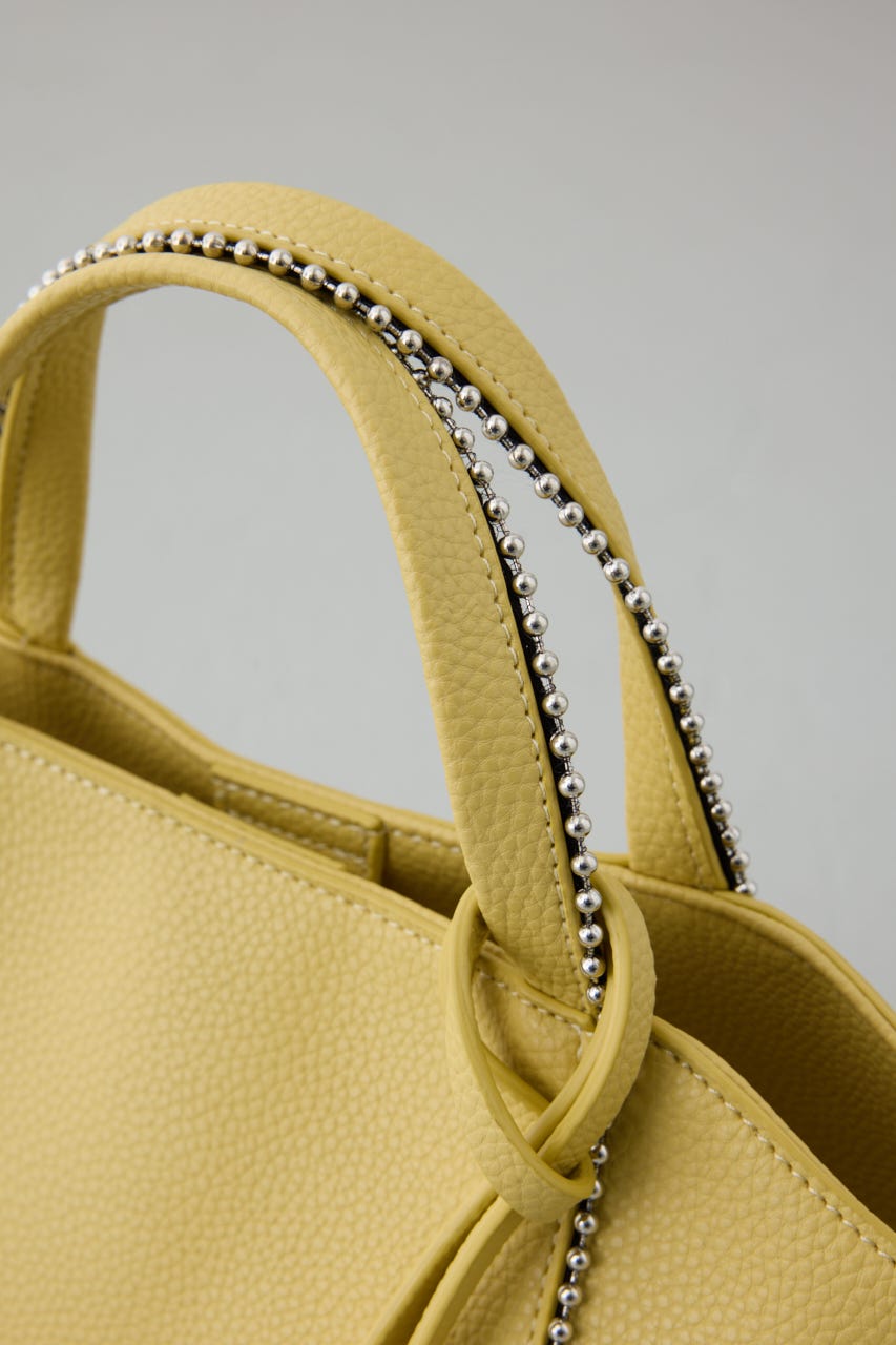 ボールチェーンミニトートバッグ L/YEL FREE