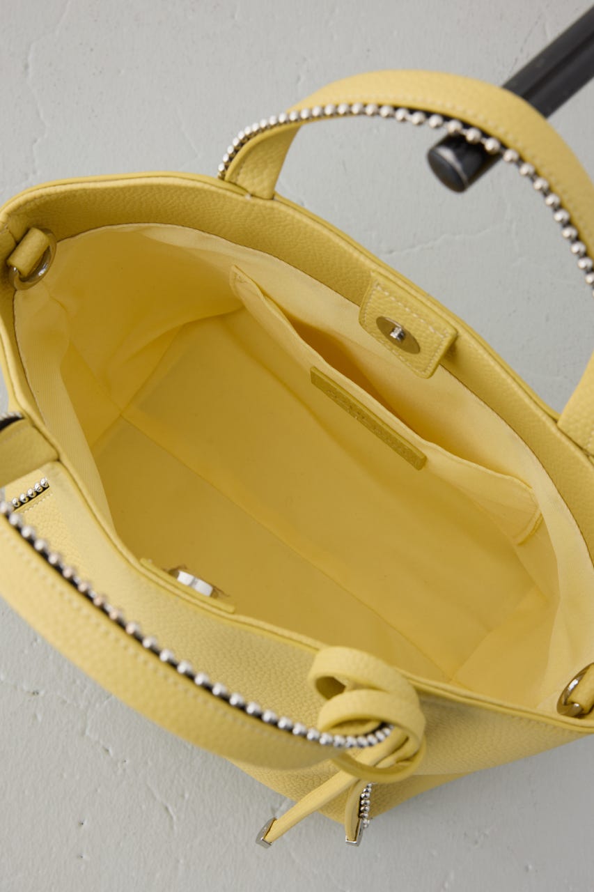 ボールチェーンミニトートバッグ L/YEL FREE