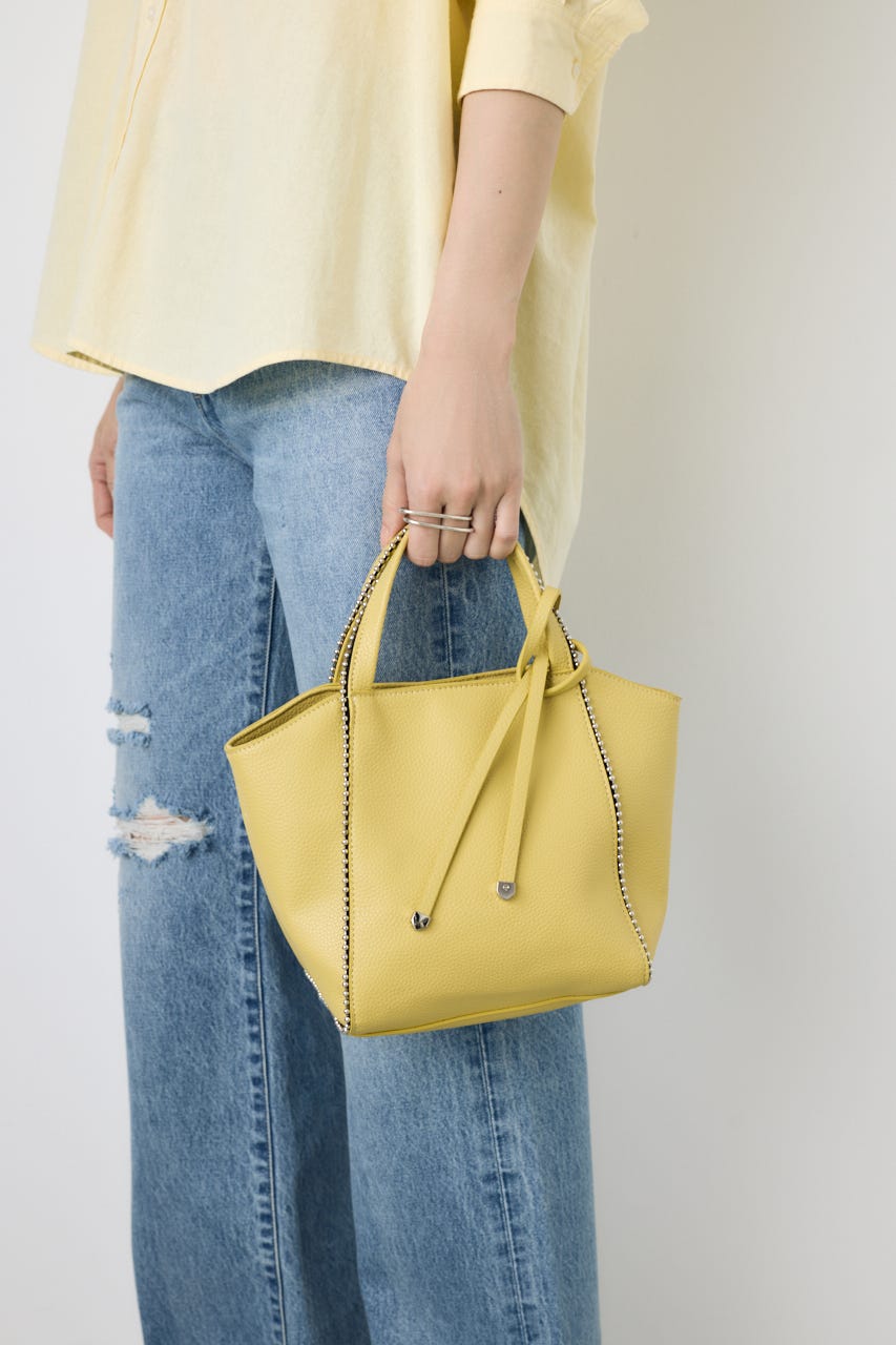 ボールチェーンミニトートバッグ L/YEL FREE