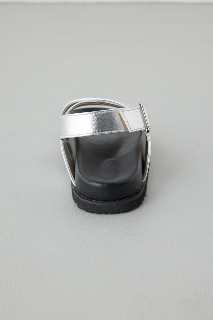 クロスベルトバックバンドサンダル SLV M
