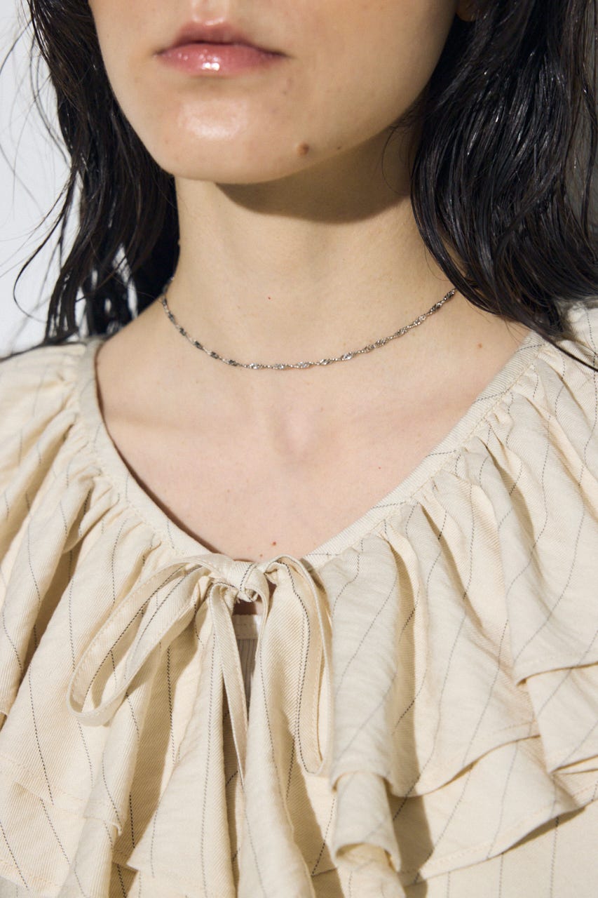 ツイストチェーンネックレス SLV FREE