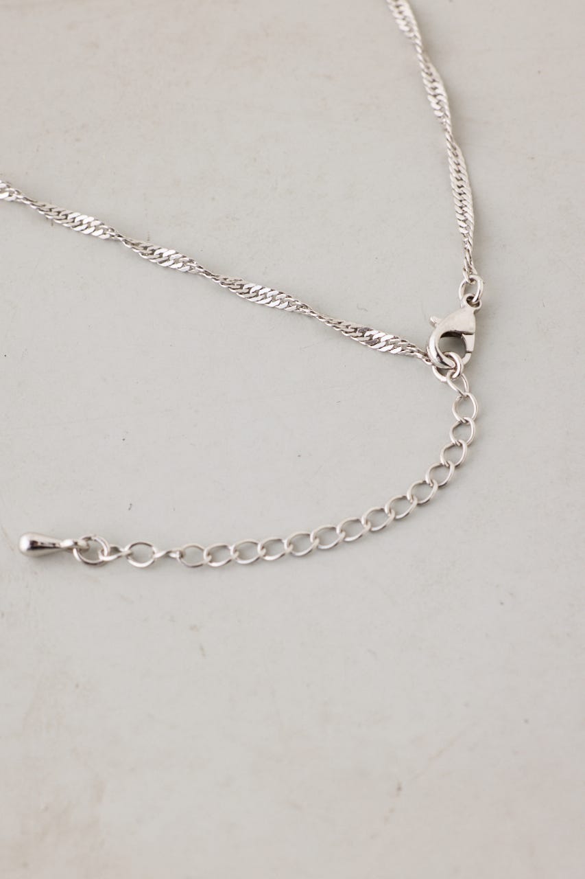 ツイストチェーンネックレス SLV FREE