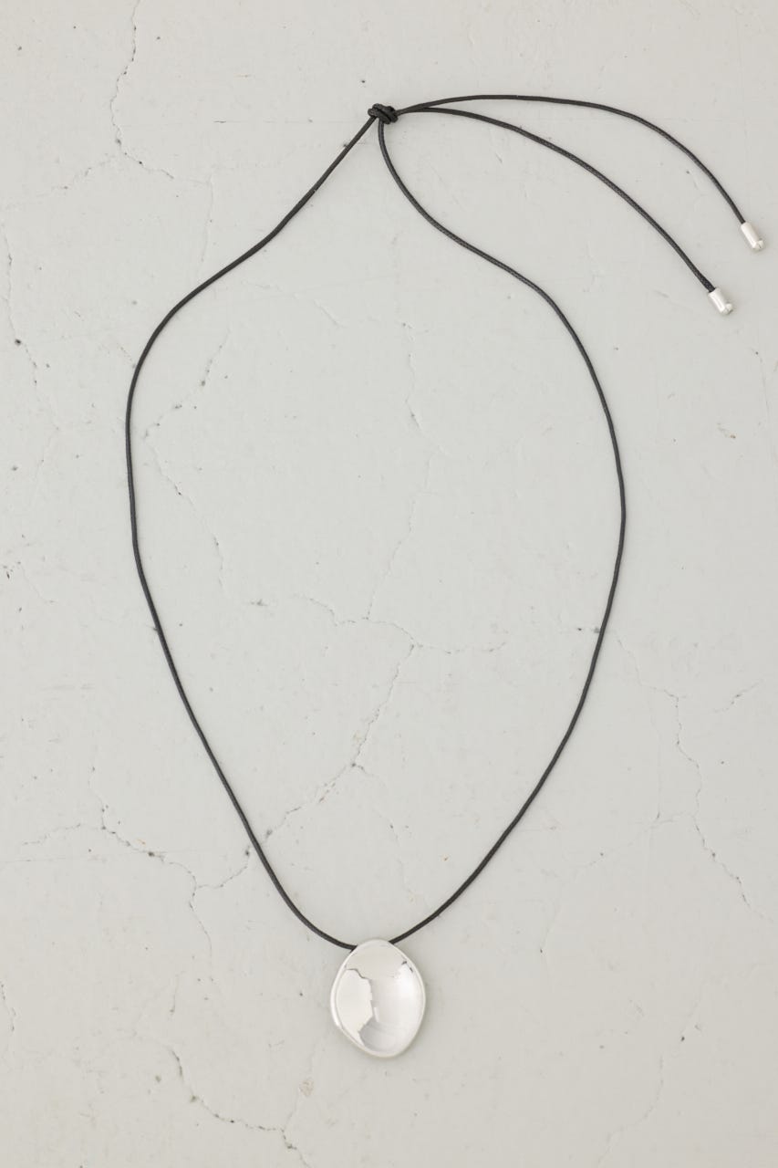 メタルプレートコードネックレス BLK FREE