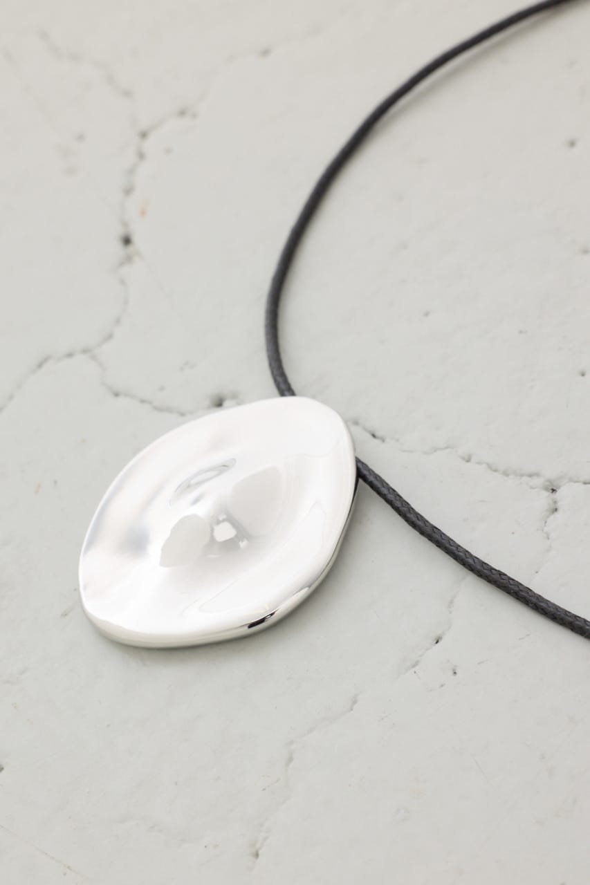 メタルプレートコードネックレス BLK FREE