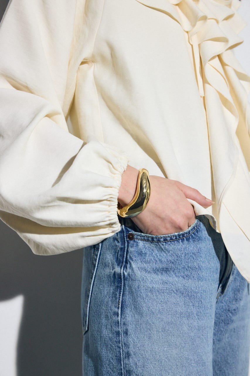 ニュアンスカーブバングル L/GLD FREE