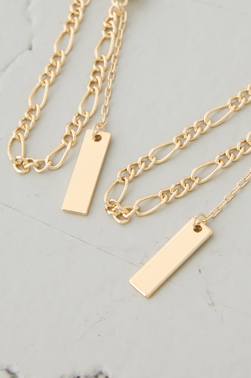 ミックスチェーンスウィングピアス L/GLD FREE