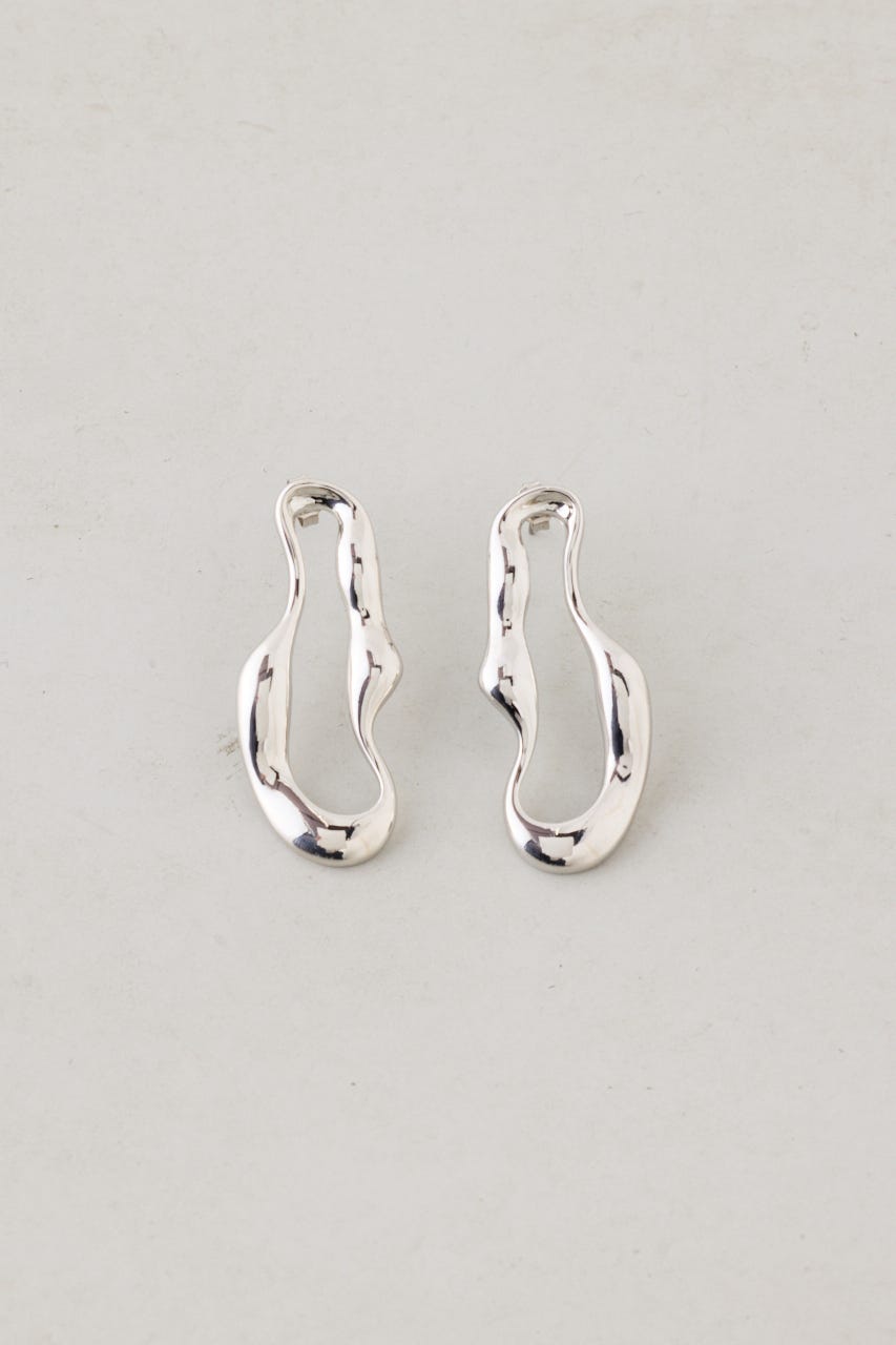 ウェイビーサークルピアス SLV FREE