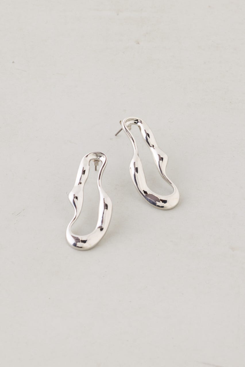 ウェイビーサークルピアス SLV FREE