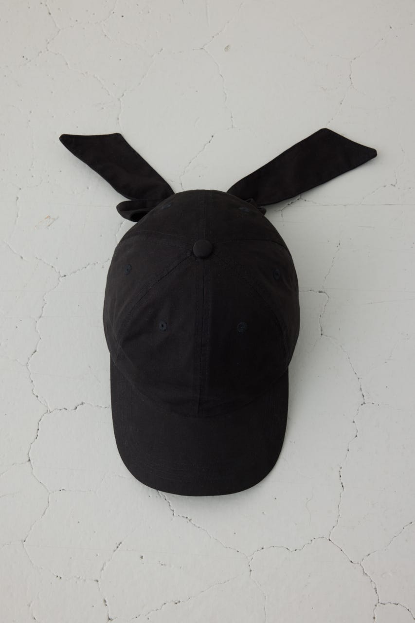 バックリボンキャップ BLK FREE