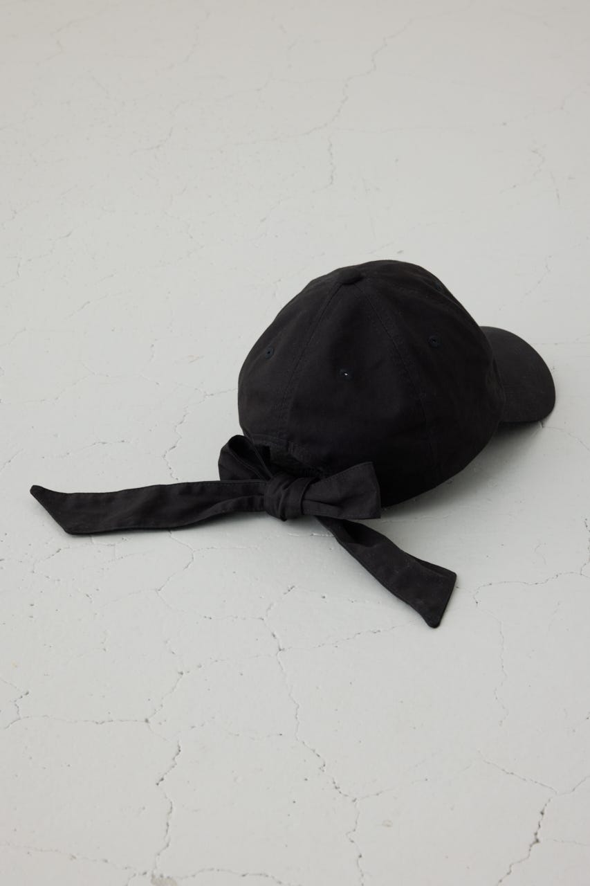 バックリボンキャップ BLK FREE