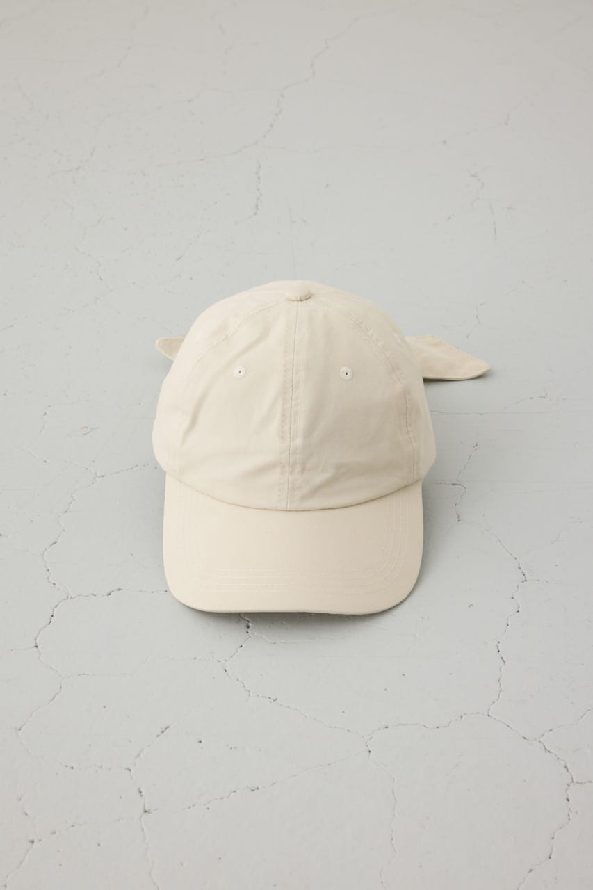 バックリボンキャップ L/BEG FREE