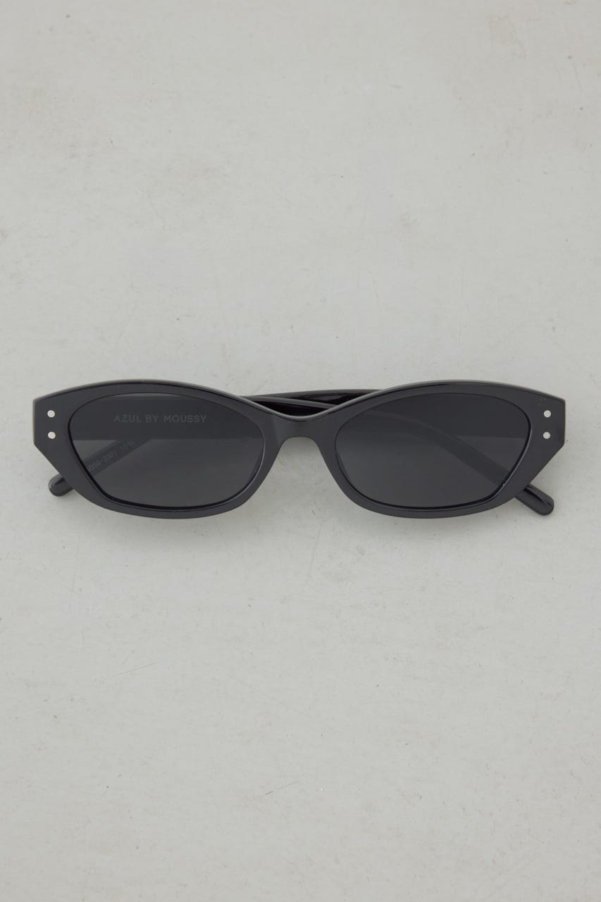 スクエアフレームアイウェア BLK FREE