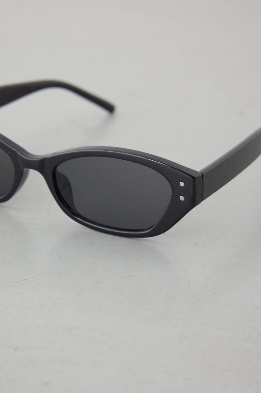 スクエアフレームアイウェア BLK FREE