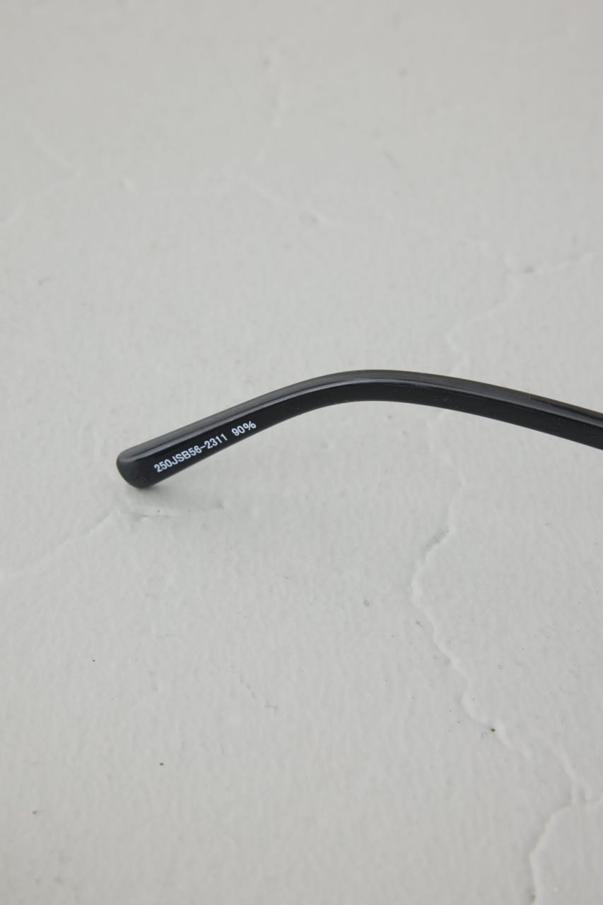 ラウンドフレームアイウェア BLK FREE