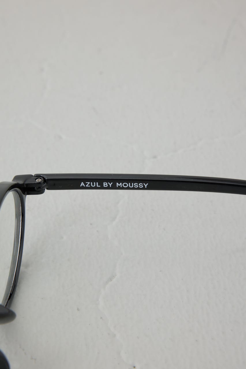 ラウンドフレームアイウェア BLK FREE