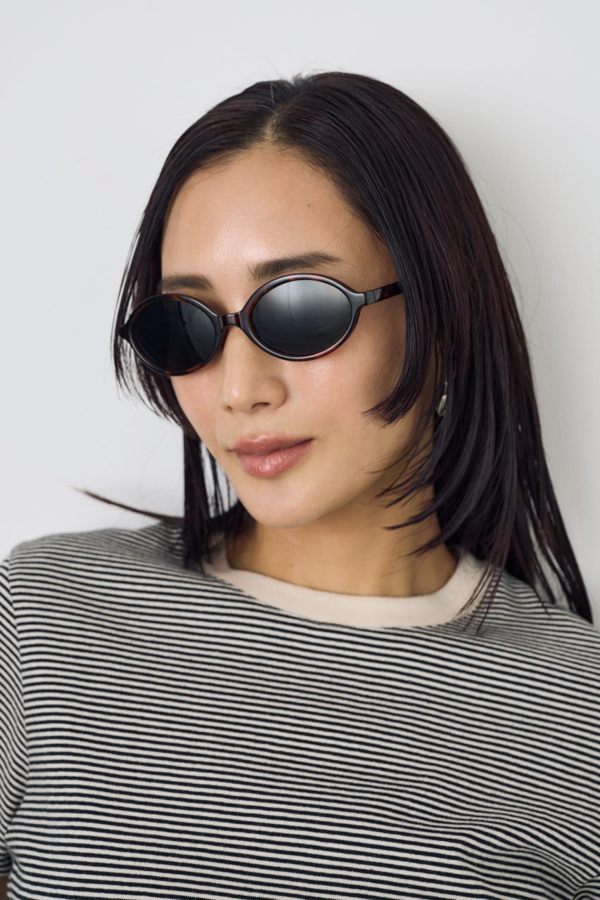 ラウンドフレームアイウェア BRN FREE