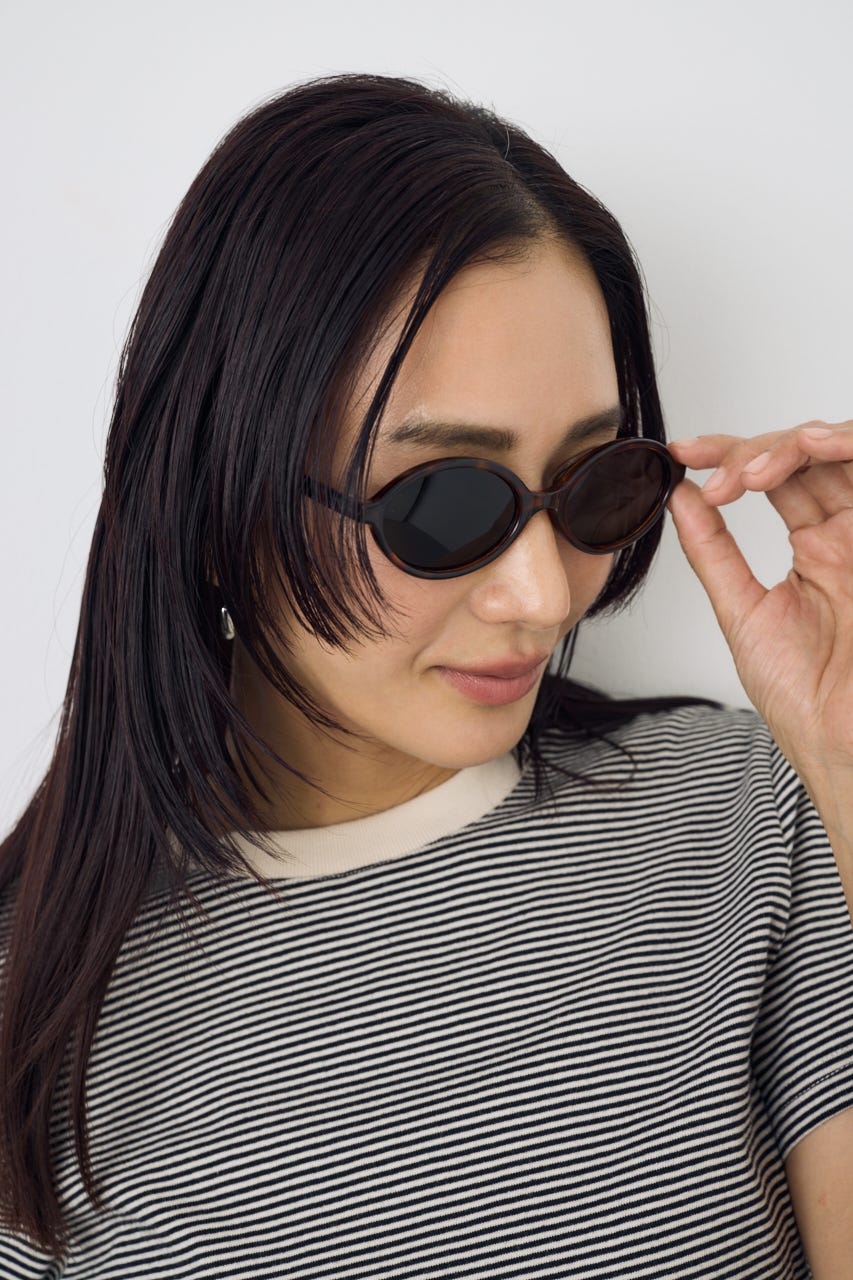 ラウンドフレームアイウェア BRN FREE