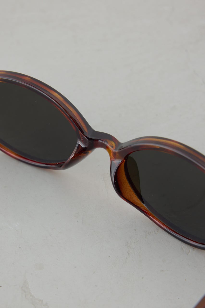 ラウンドフレームアイウェア BRN FREE