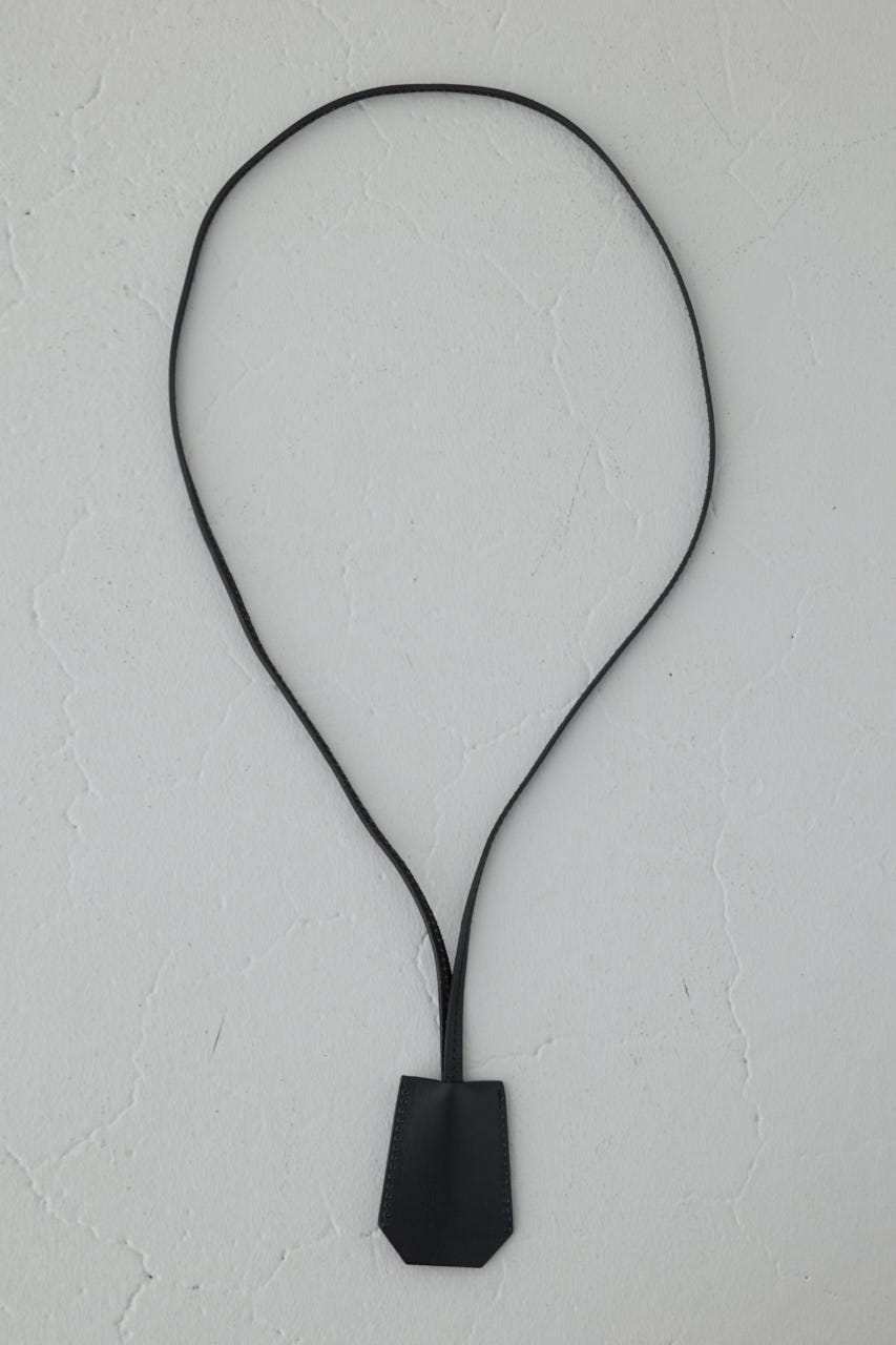 レザーキーケースクロシェット BLK FREE