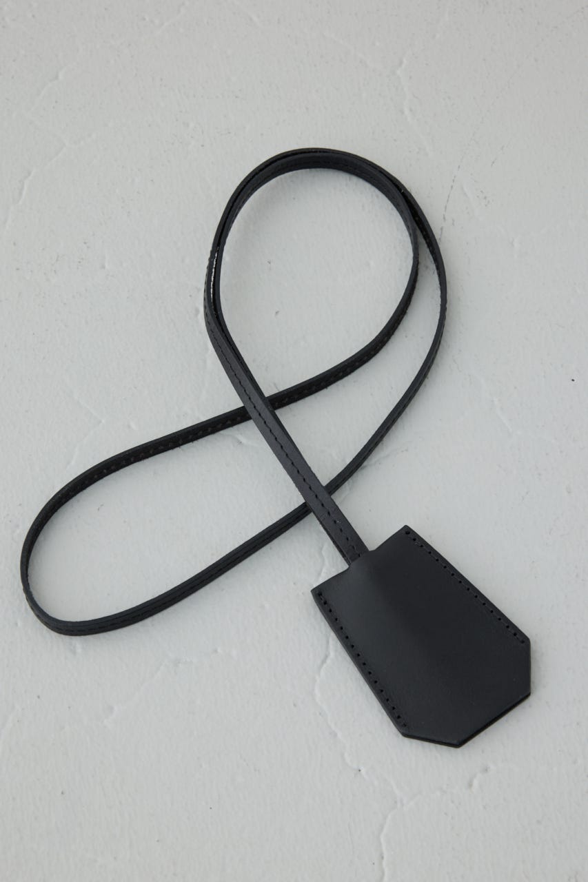 レザーキーケースクロシェット BLK FREE