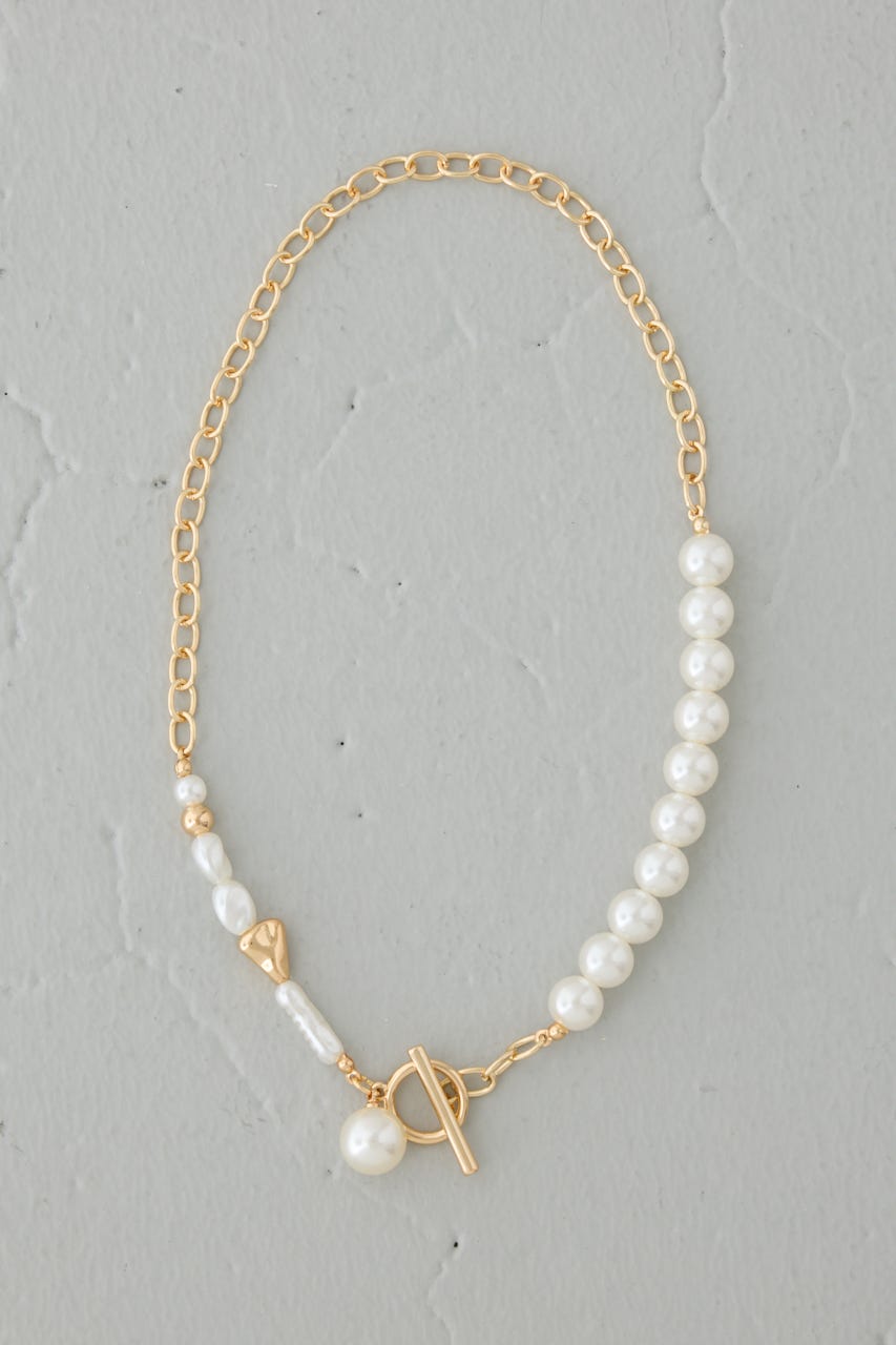 パールネックレス GLD FREE