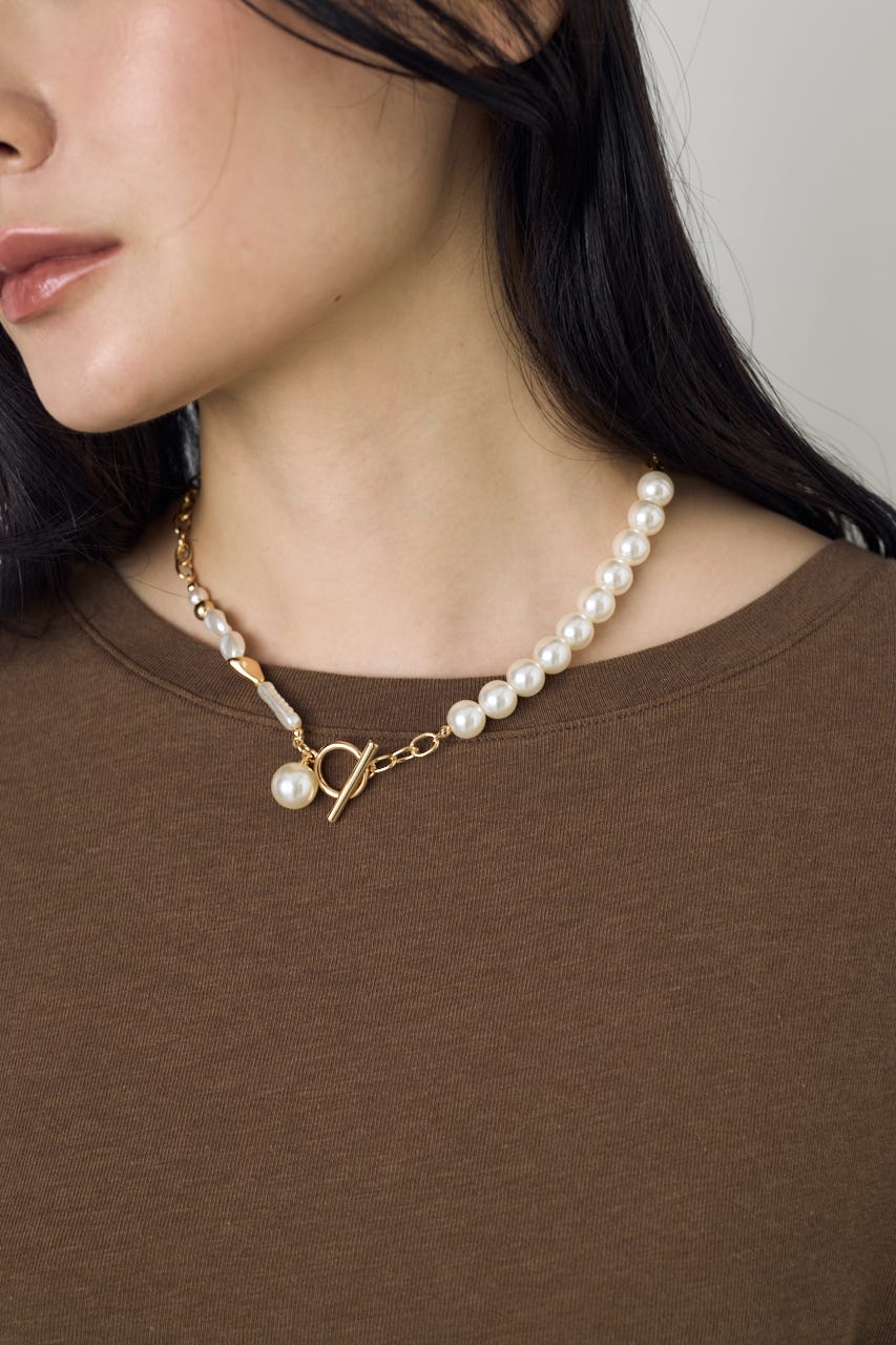 パールネックレス GLD FREE
