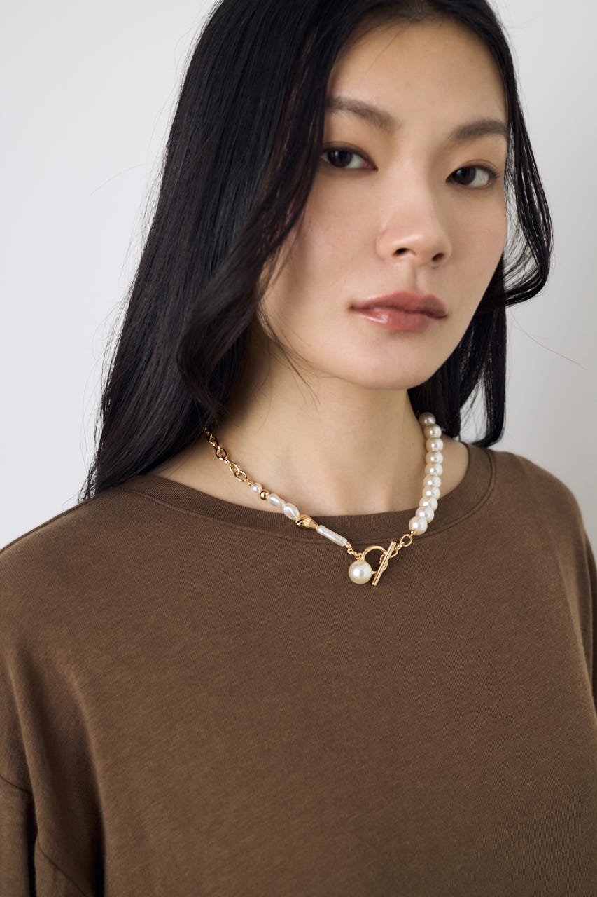 パールネックレス GLD FREE
