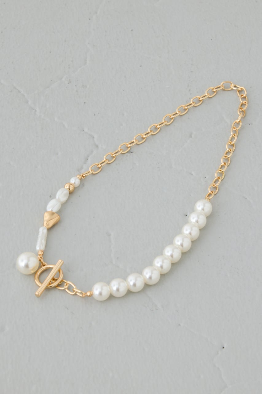 パールネックレス GLD FREE