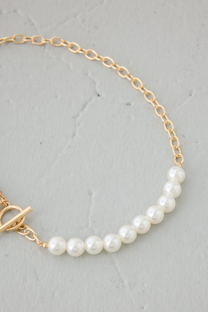 パールネックレス GLD FREE