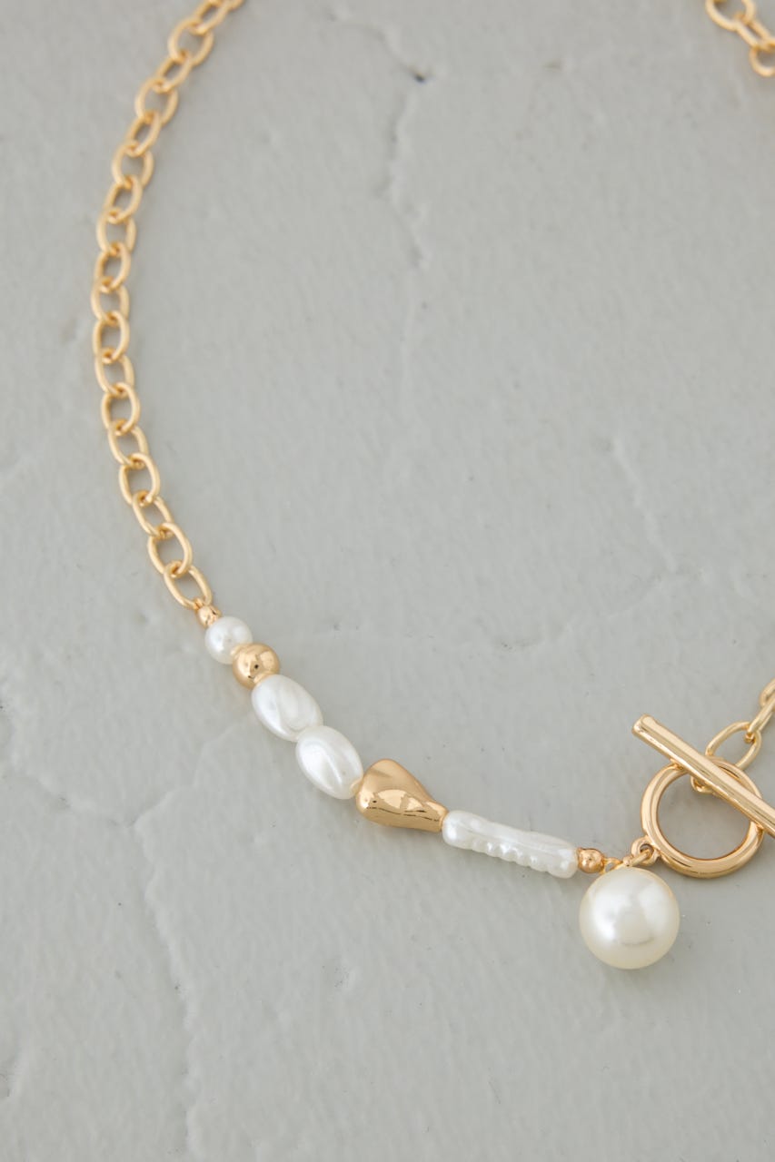 パールネックレス GLD FREE